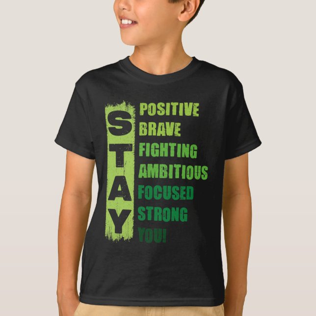 Camiseta Saúde Mental Consciência Roupa Homens Mulheres (Frente)