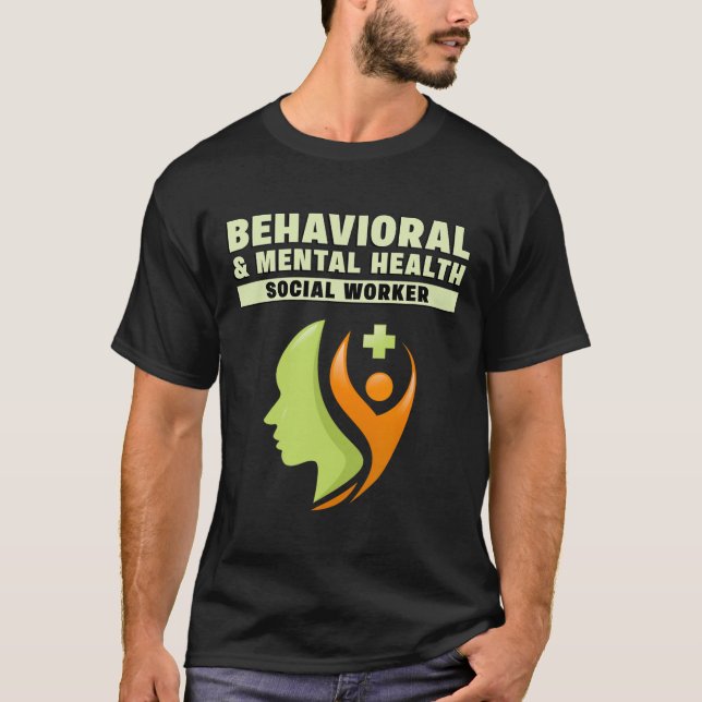 Camiseta Saúde Mental e Comportamental Assistente Social Cl (Frente)