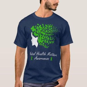 Camiseta Saúde mental é importante para a consciência - mul