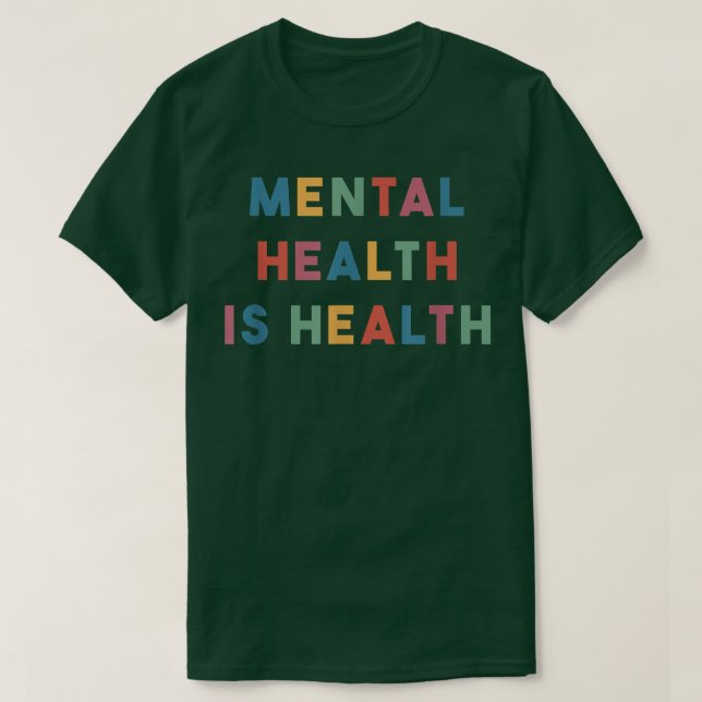Camiseta Saúde Mental É Saúde4356 1915 (Frente do Design)