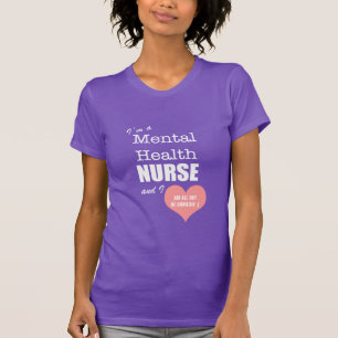 Camiseta Saúde mental Enfermeira-Toda fora da empatia!