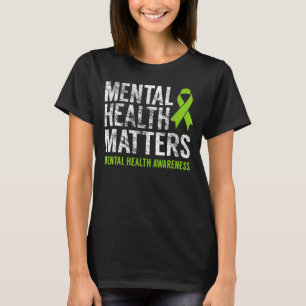 Camiseta Saúde mental Homens Mulheres Crianças Saúde Mental