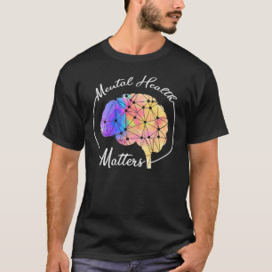 Camiseta Saúde Mental Implica Consciência Mês