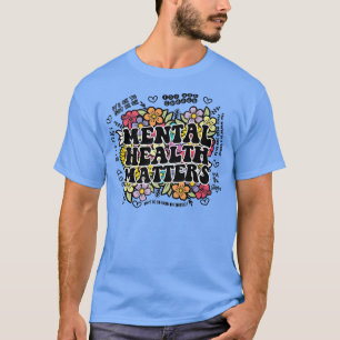 Camiseta Saúde Mental Importa Dar Doença Cerebral Humana Aw