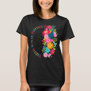 Camiseta Saúde Mental Importa Doença Cerebral Humana Awaren