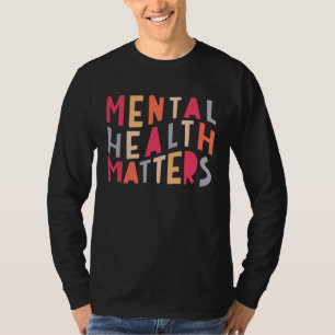 Camiseta Saúde Mental Importa Doença Cerebral Humana Consci