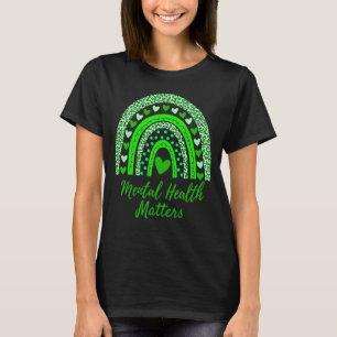 Camiseta Saúde Mental Importa Rainbow Mental Health Awaren