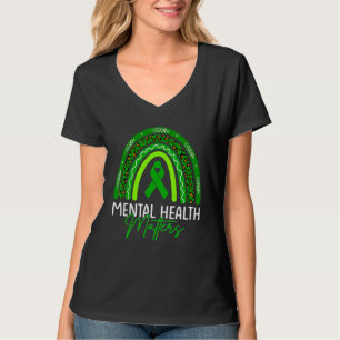 Camiseta Saúde Mental Importa Rainbow Mental Health Awaren
