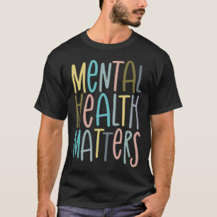 Camiseta Saúde Mental Importa Sensibilização Para Garoto Me