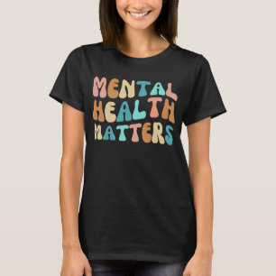 Camiseta Saúde mental Importa T-shirt de citação inspiracio
