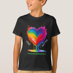Camiseta Saúde Mental: Mês De Consciência Para Homens E Mul