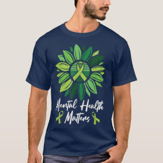 Camiseta Saúde Mental Meteorologia Sunflower Mental Health 