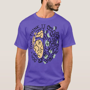 Camiseta Saúde Mental Não Pensem Que Ele Cria Borboleta Wo