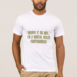 Camiseta Saúde mental Profissional-Psych. Humor da