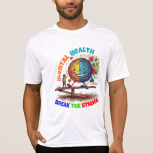 CAMISETA SAÚDE MENTAL - QUEBRA O ESTÍGMA