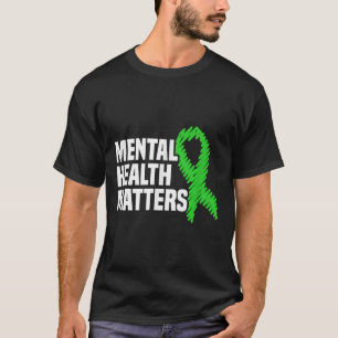 Camiseta Saúde Mental S Fita Verde Awarene Mental Health