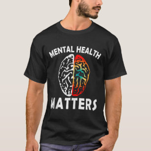 Camiseta Saúde Mental S O Cérebro Humano Alarmes Para A Saú