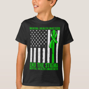 Camiseta Saúde Mental Sensibilização Para A Saúde Mental Põ