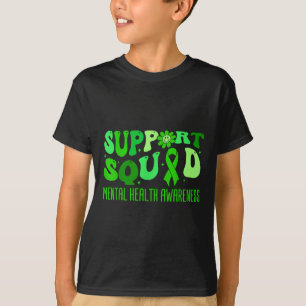 Camiseta Saúde Mental Suporte à Consciência Esquadrão
