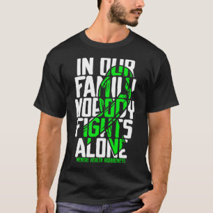Camiseta Saúde Mental Suporte Familiar Saúde Mental Awarene
