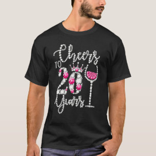 Camiseta Saúde Para A 20 De Aniversário De 20 Anos Rainha B
