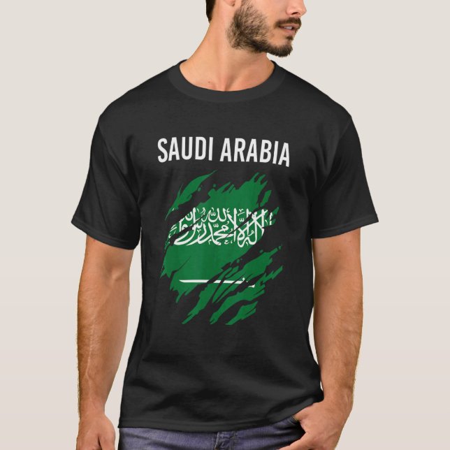 Camiseta Saudi Arabia Flag (Frente)