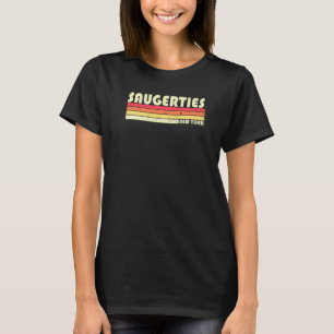 Camiseta Saugerties Ny Nova York Casa Raízes Retro 80s