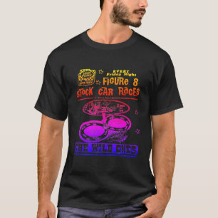 Camiseta Saugus Speedway vintage obscuridade figura 8 camis