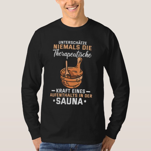Camiseta Sauna Say Wellness Relaxing Sauna Spa (Frente)