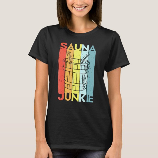 Camiseta Sauna Spa Massage Sweat room Banya (Frente)