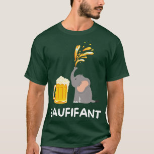 Camiseta Sauquinze Bier Saufen Alkohol Party Lustiges
