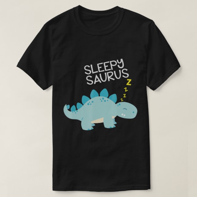 Camiseta Saurus dinossauros sonolentos (Frente do Design)