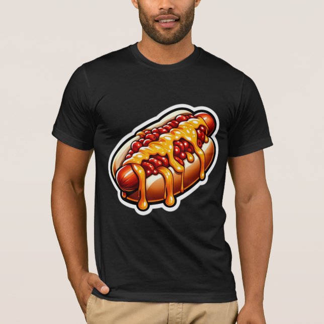 CAMISETA SAUSAGE-CHILI QUEIJO QUENTE CÃO 5 (Frente)