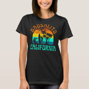 Camiseta Sausalito California Beach Surf Summer Vacation Gi