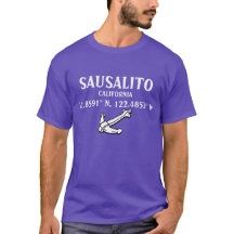 Sausalito Latitude & Longitude Shirt com Âncora