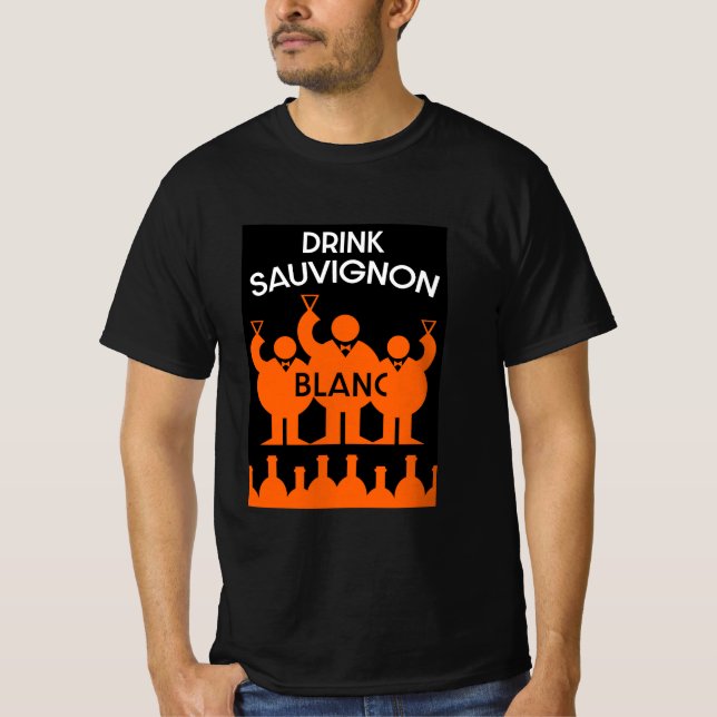Camiseta Sauvignon Blanc Wine Drinker (Frente)
