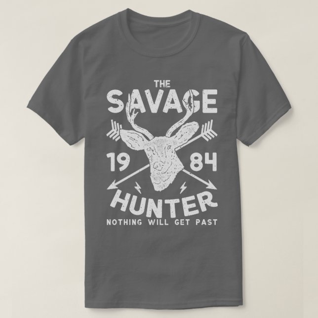 Camiseta Savage Deer Hunter (Frente do Design)