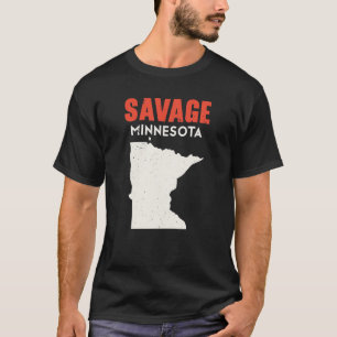 Camiseta Savage Minnesota State America Viagem Minnesot