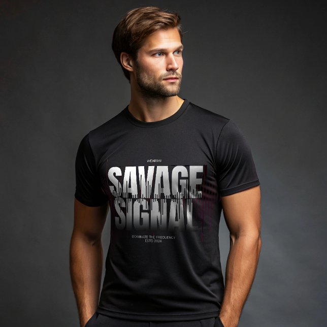 Camiseta Savage Signal Alpha Frequency T-Shirt (Criador carregado)