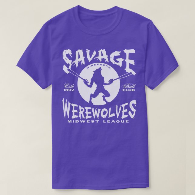 Camiseta Savage Werewolves (Frente do Design)