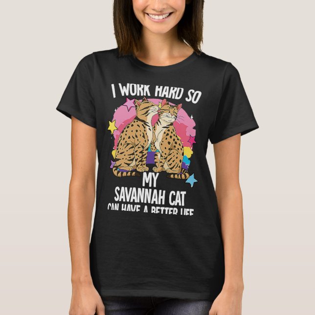 Camiseta Savannah Cat (Frente)