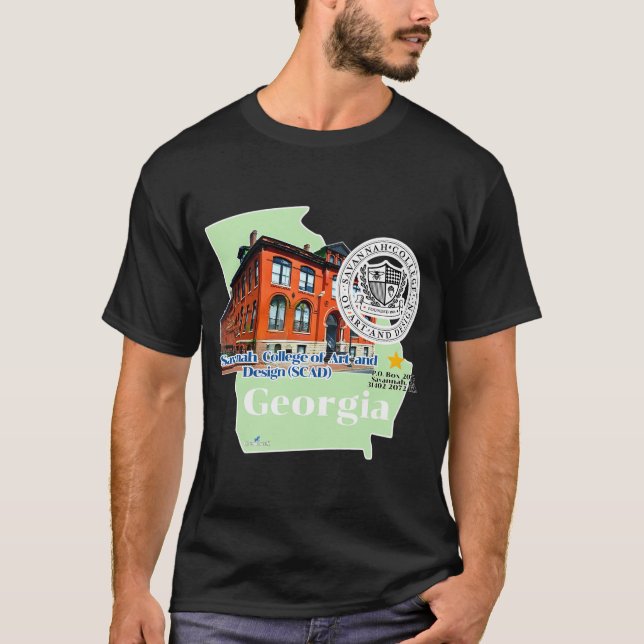 Camiseta Savannah College Of Art And Design (Scad) (Savanna (Frente)