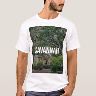 Camiseta Savannah Geórgia Casa Histórica e Carvalhos Vivent