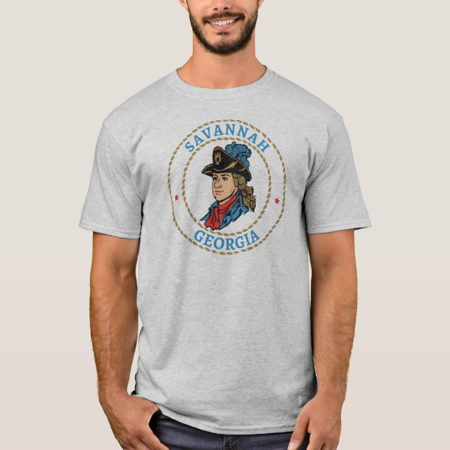Camiseta Savannah Georgia Colonial (Frente)