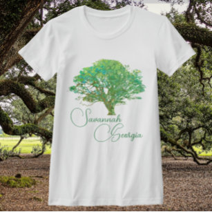 Camiseta Savannah Georgia Enchanting Live Oak Tree