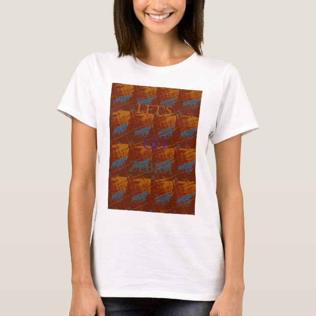 Camiseta Savannah Safari deixa Zebra Hakuna Matata mais (Frente)