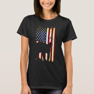 Camiseta Savannah Silhouette American Flag 4 de julho