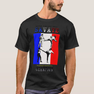 Camiseta Savate Boxe Francaise O Trabalho do Assaut em Kick