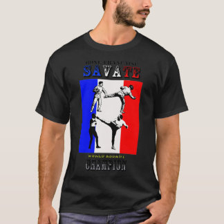 Camiseta Savate Boxe Francaise O Trabalho do Assaut em Kick