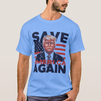 Camiseta Save America Novamente - Donald Trump 2024